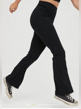 OFFLINE By Aerie OG Cotton High Waisted Flare Legging